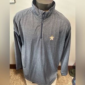 Stitches Houston Astros Men’s XL Gray Half ZIP Pullover
